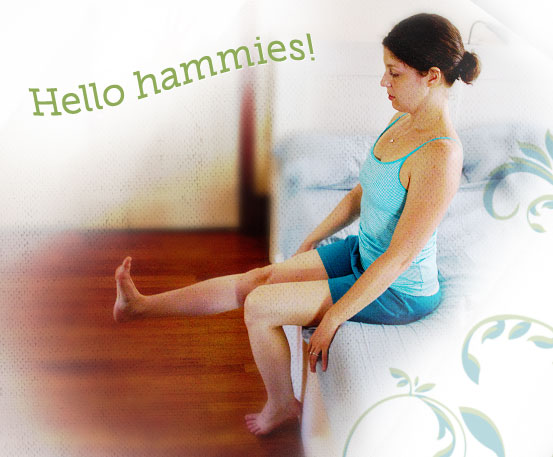 Morning hamstring stretch