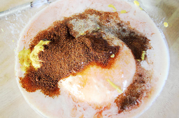 Vegan Fried Chicken: wet mix