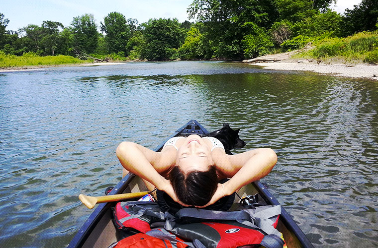 Suzanne in nature