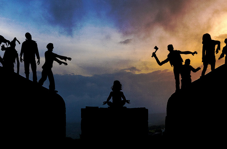 9 Reasons Yogis would Survive a Zombie Apocalypse