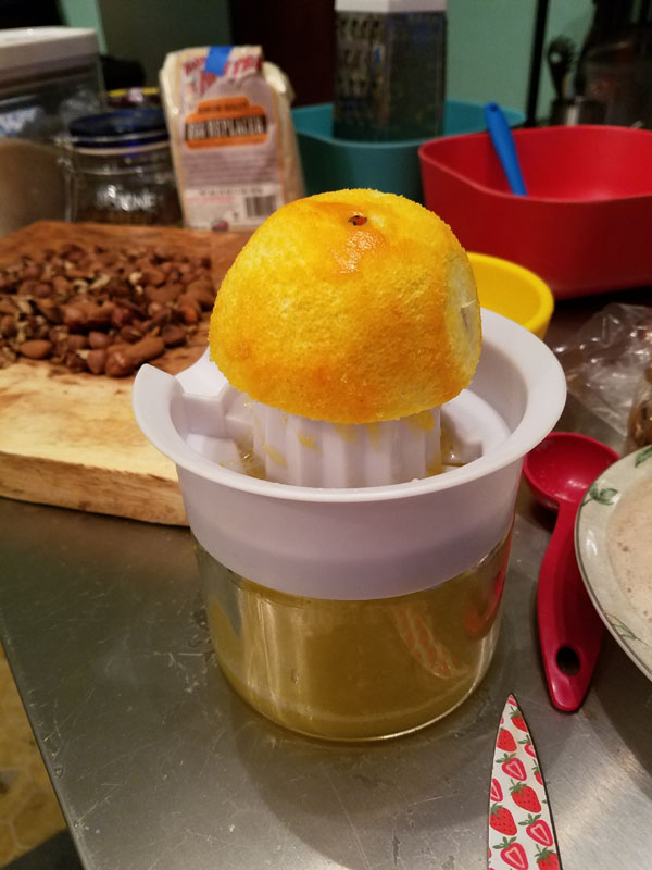 Vegan Panettone: Orange Juice