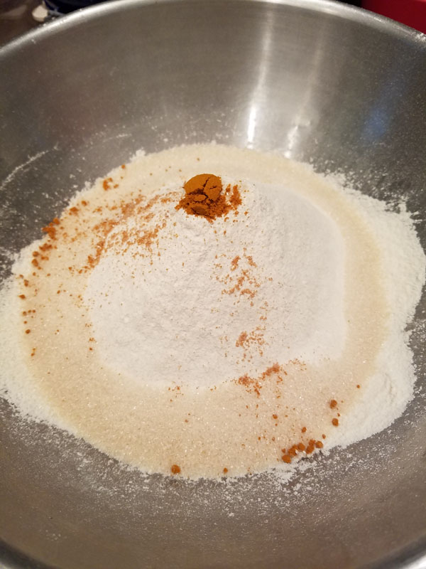 Vegan Panettone: Flour