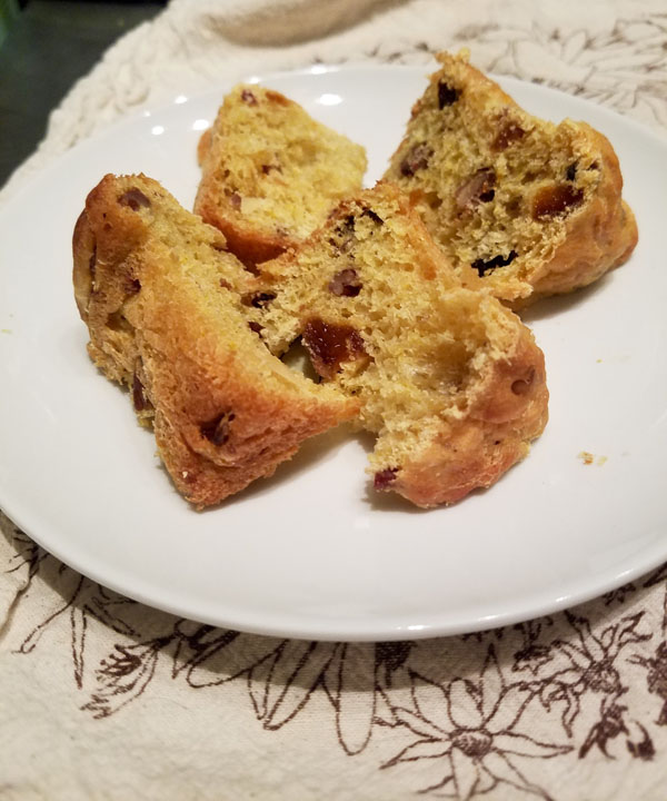 Vegan Panettone: Finished Fruit Cake