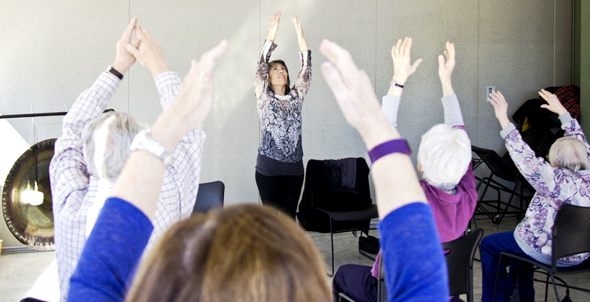 Yoga for Parkinson's class with Tamara Cookingham